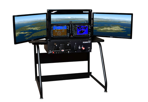 Redbird TD with Glass Panel and Horizon Expanded Visual Kit